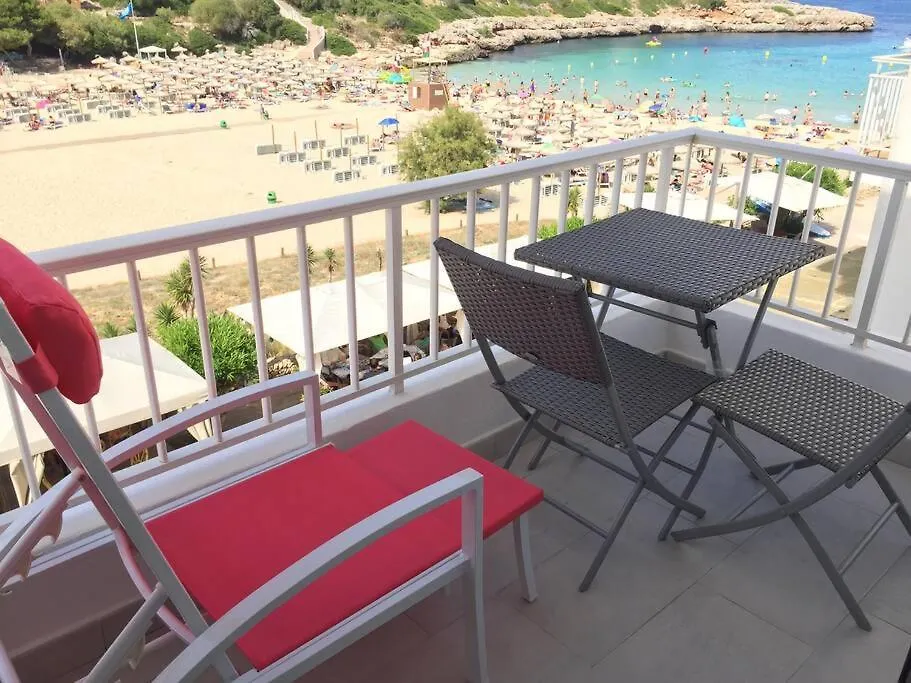 Beach Front Apartment In Cala Marsal With The Sea View ! Puerto Colom Spanien