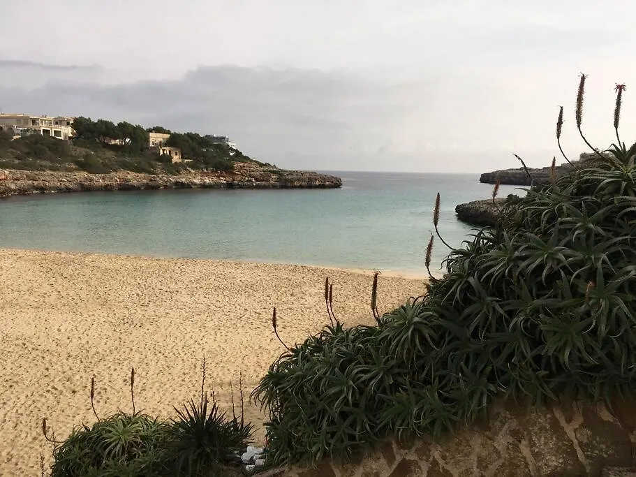 Beach Front Apartment In Cala Marsal With The Sea View ! Puerto Colom